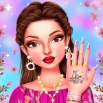 Картинка Celebrity Spring Manicure Design
